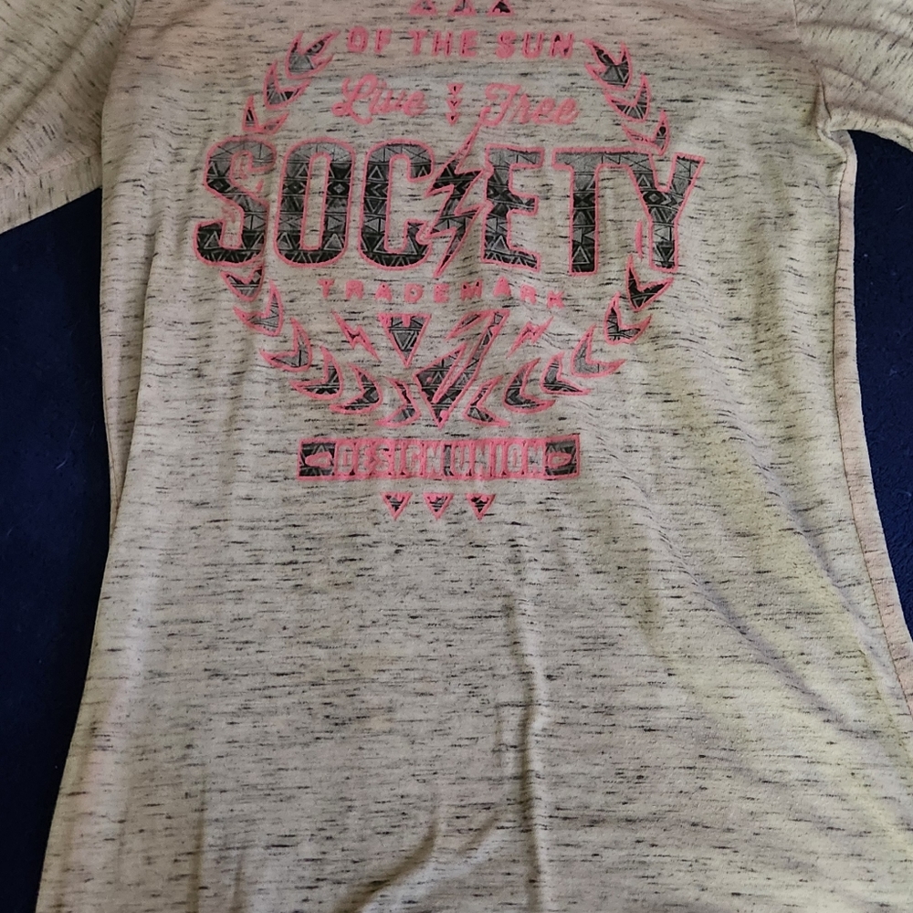 Society of the sun 3/4 sleeve shirt